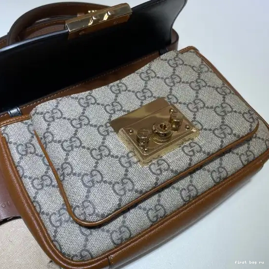 First bag ru bag mini Padlock GUCCI 0525